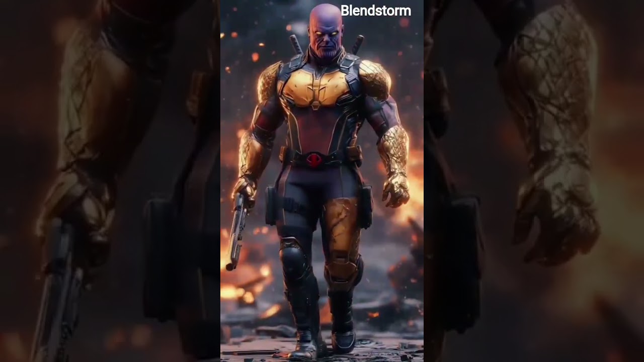 Incredible fusion between the Thanos and the Deadpool | 