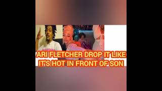 Ari Fletcher Drop It Like Its Hot In Front Of Her Son..her Bad..