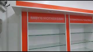 pharmacy shelves