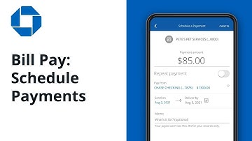 How to Schedule a Payment in Bill Pay | Chase