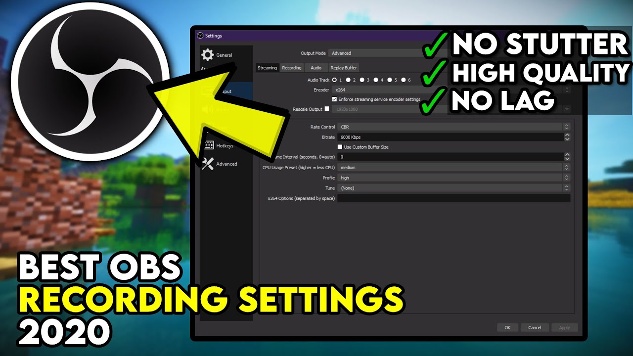 NVENC OBS. Record Video best settings. My OBS recording lags. Obs setting