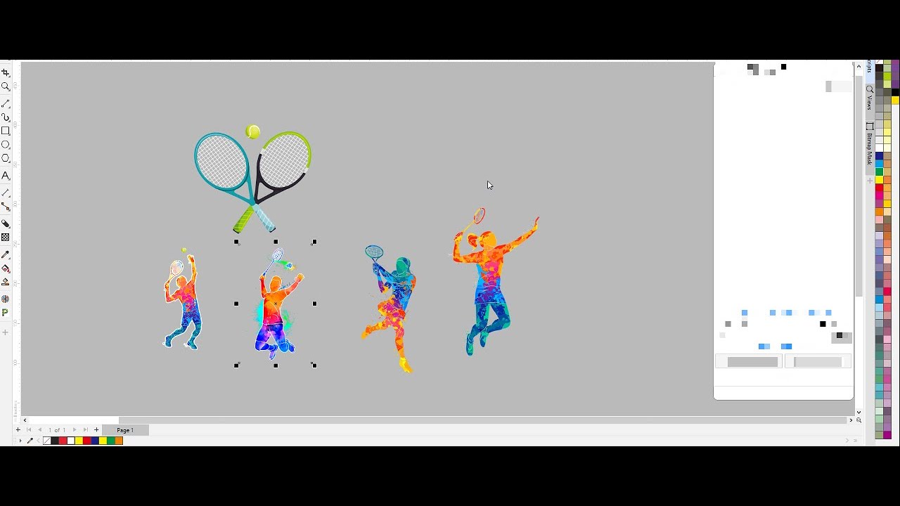 One click create library whatever you want in corel - YouTube