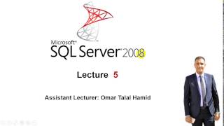 05 WHERE Clause in SQL Server 2008