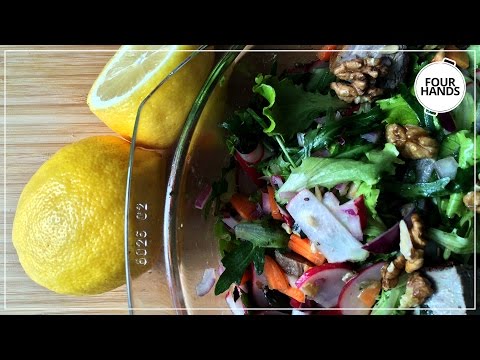 Warm salad with duck breasts / Four Hands
