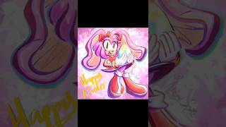 Happy Easter from Bunny Amy! 🎀🐰✨ #amyrose #bunnyamy #sonicart #speeddraw