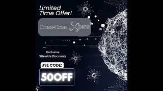 Drone-Clone Xperts Sitewide Code! #CameraDrones #DroneLife #AerialPhotography #FlyWithStyle 🚀 #50off