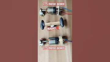 775 motor power magnet power test 🧲 speed Dc projects
