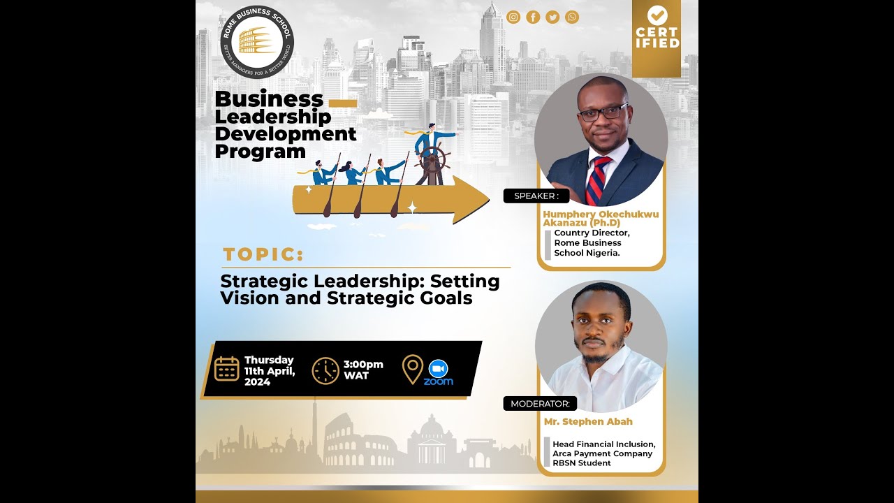 Still from Strategic Leadership: Setting Visions and Strategic Goals
