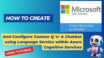 ​Build Custom Question and Answering Bot in Azure Language Studio | How to make Bot Azure QnA Maker