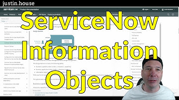ServiceNow Information Objects