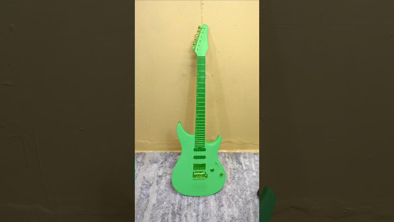 Guitar with built-in-speaker. @enyamusicglobal #enyaguitar #electricguitar #enyainspire