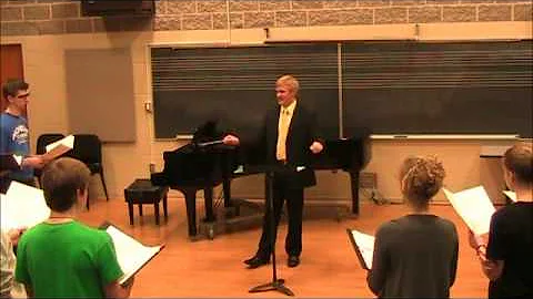 Thomas Gerber conducting "How They So Softly Rest"