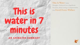 This is water by David Foster Wallace