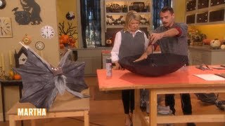Spooky Umbrella Bat Puppet Martha Stewart