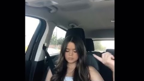 Mom rolls down daughter window in front of cute guys
