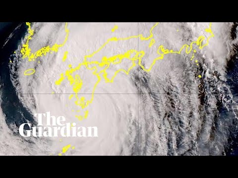 Typhoon Nanmadol hits south-western Japan