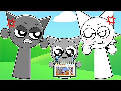 MOM AND DAD ARE ARGUING! Gray vs Wenda+BABY | Incredibox Sprunki Animation | Awesome toon