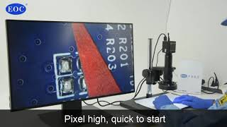 EOC MICROSCOPE 16MP HDMI 13" monitor take photo take video