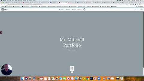 Setting up adobe spark page