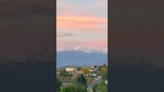 🏔️Pikes Peak Sunrise  #pikespeak #mountains #rockymountains #colorado