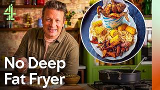 Jamie Makes The BEST Fakeaway Fried Chicken At Home | Jamies £1 Wonders & Money-Saving Meals