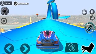 Impossible Car Tracks 3D - New Car Unlocked - Blue Car Driving Simulator - Android Gameplay