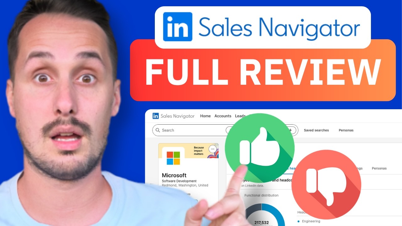 Sales Navigator Review: Is It Worth It VS LinkedIn Free? (2026) - YouTube