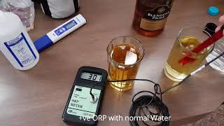 Whisky in Kangen Water 9.5pH   kangenwater 9.5pH whiskey daru whisky