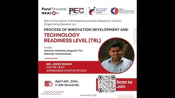 Expert talk on Process of Innovation Development, Technology Readiness Level (TRL) #innovation #TRL