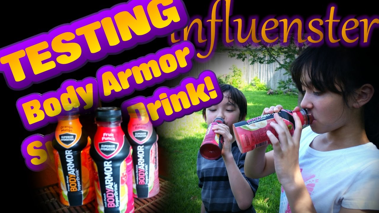 Body Armor Sports Drink Review! Influenster StarCat70 YouTube