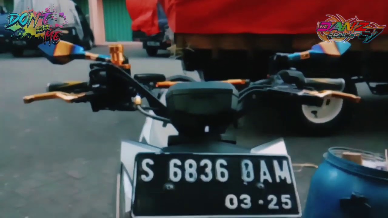 Modifikasi honda beat stret silver babylook simpel