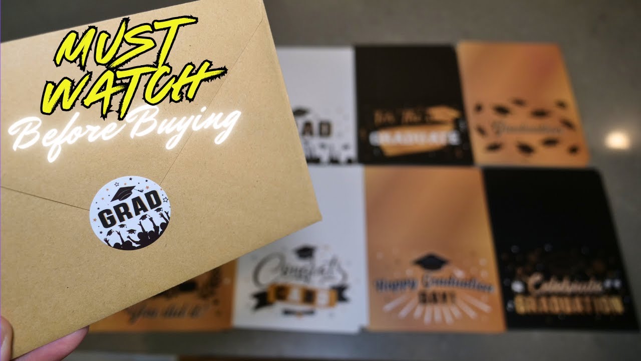 Best Pack of Graduation Cards with Envelopes and Sticker Seals