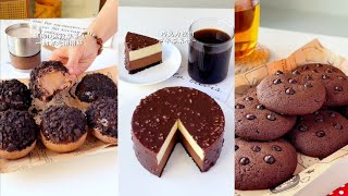 ASMR cooking. make delicious chocolate oreo cakes, chocolate sandwiches, cookies, chocolate cheese