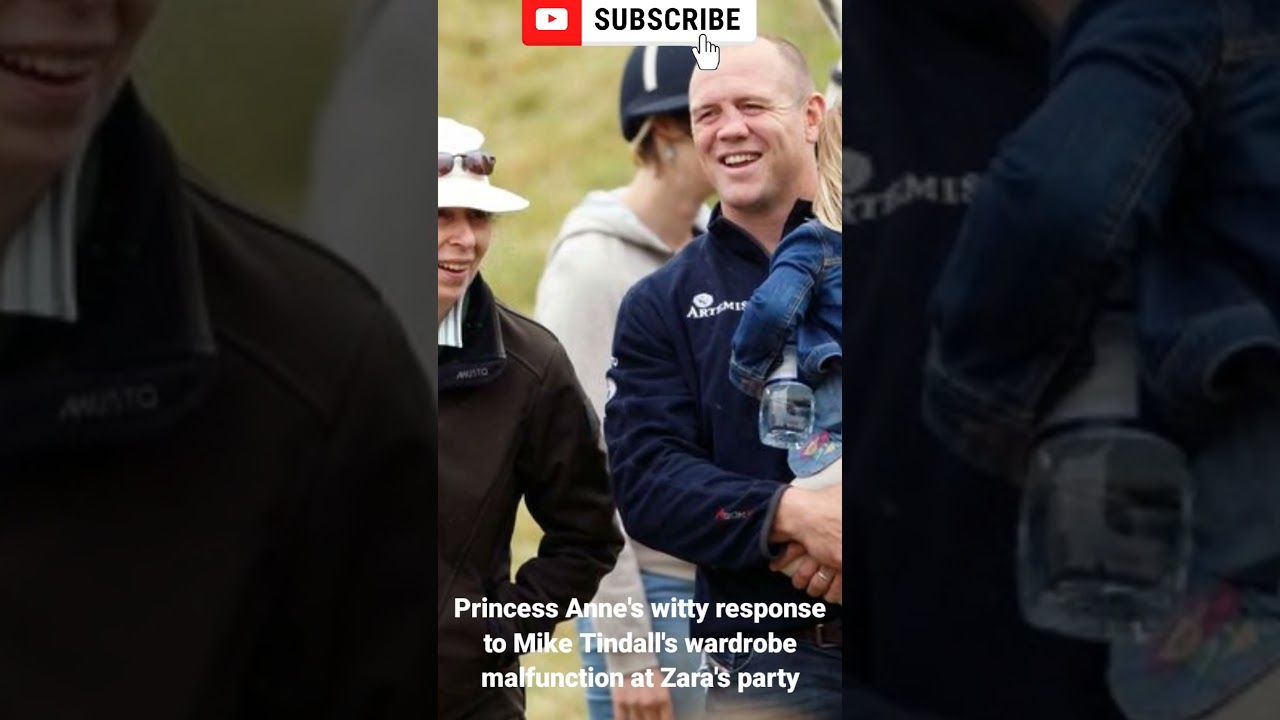 Princess Anne's witty response to Mike Tindall's wardrobe malfunction at Zara's party