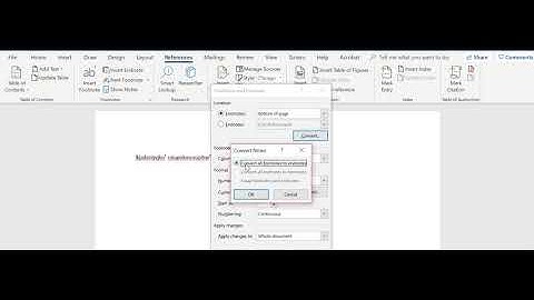 convert footnotes to endnotes