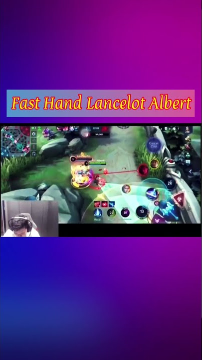 Lancelot Albert Fast Hand 😮 #mlbb #short #videshort