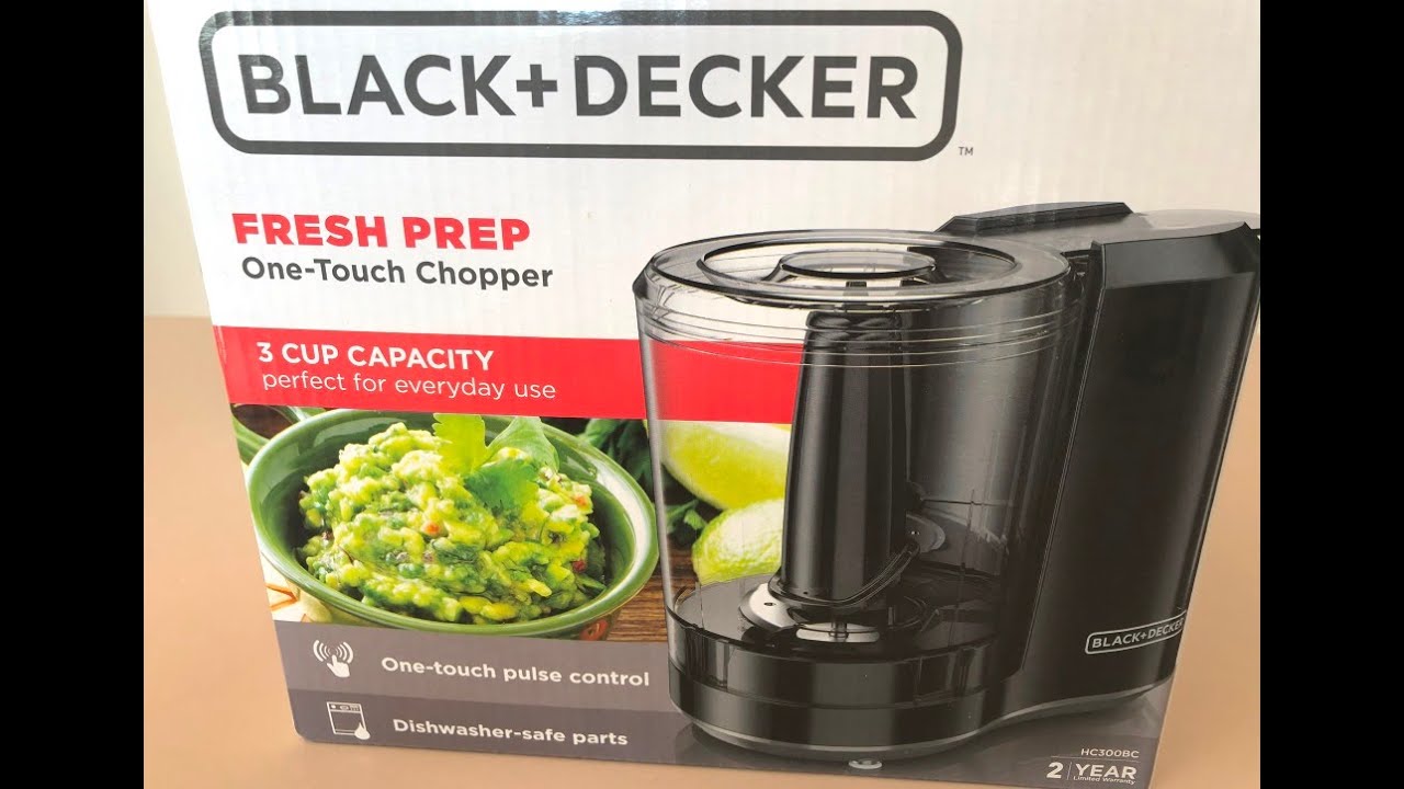 Unboxing Black+Decker Food Processor: One Touch Chopper 
