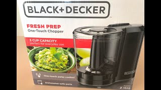 Black + Decker One Touch Chopper 