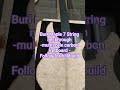 7 String multi-scale Carbon fretboard #customguitar #carbonfiber #luthier #forgedcarbon #burlmaple