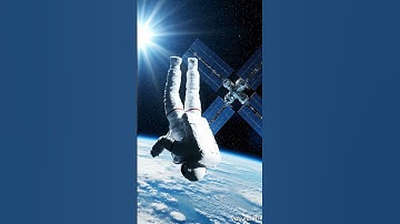 Why Astronauts Float in Space 🌍 #shorts