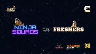 Ninjas squad vs Freshers (2025) || Coding Ninjas SRM