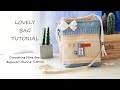 LOVELY BAG TUTORIAL / for beginners / drawstring sling bag 수제 패키지 교육 과정 / 手作りパッケージ教育プロセス