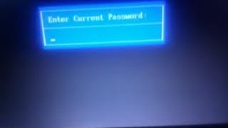 Removing BIOS password on Toshiba Satellite Laptop