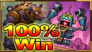 Hearthstone My 100% Winrate Mech Hunter - 34-0 This Deck Is Insane