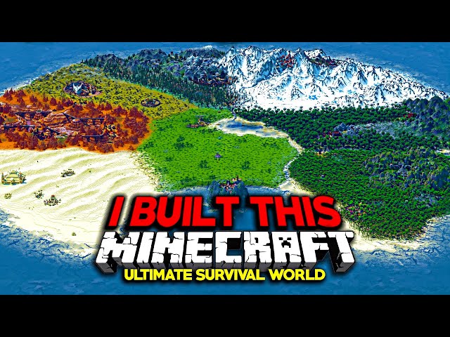 I Transformed Minecraft Into The ULTIMATE Survival World! | Full Movie [6000+ HOURS] class=