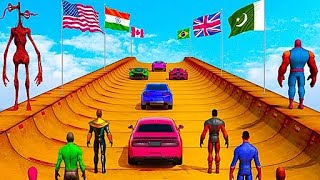 GTA Superhero Car Stunts Racing #games screenshot 5