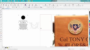 Corel Draw Tips & Tricks Plaque with a water mark