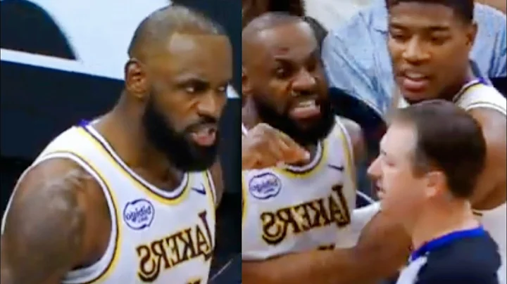 LeBron James Gets HEATED After Dillon Brooks Hits the Ball at Him 😳 | NBA Drama Explodes