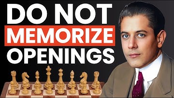 Capablanca Teaches Us EXACTLY How To Win By Playing Boring Chess