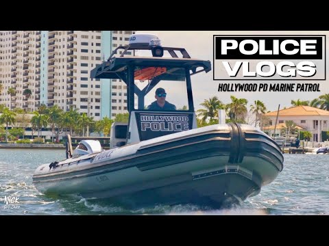 POLICE VLOGS : Hollywood Police Department  (Marine Patrol)